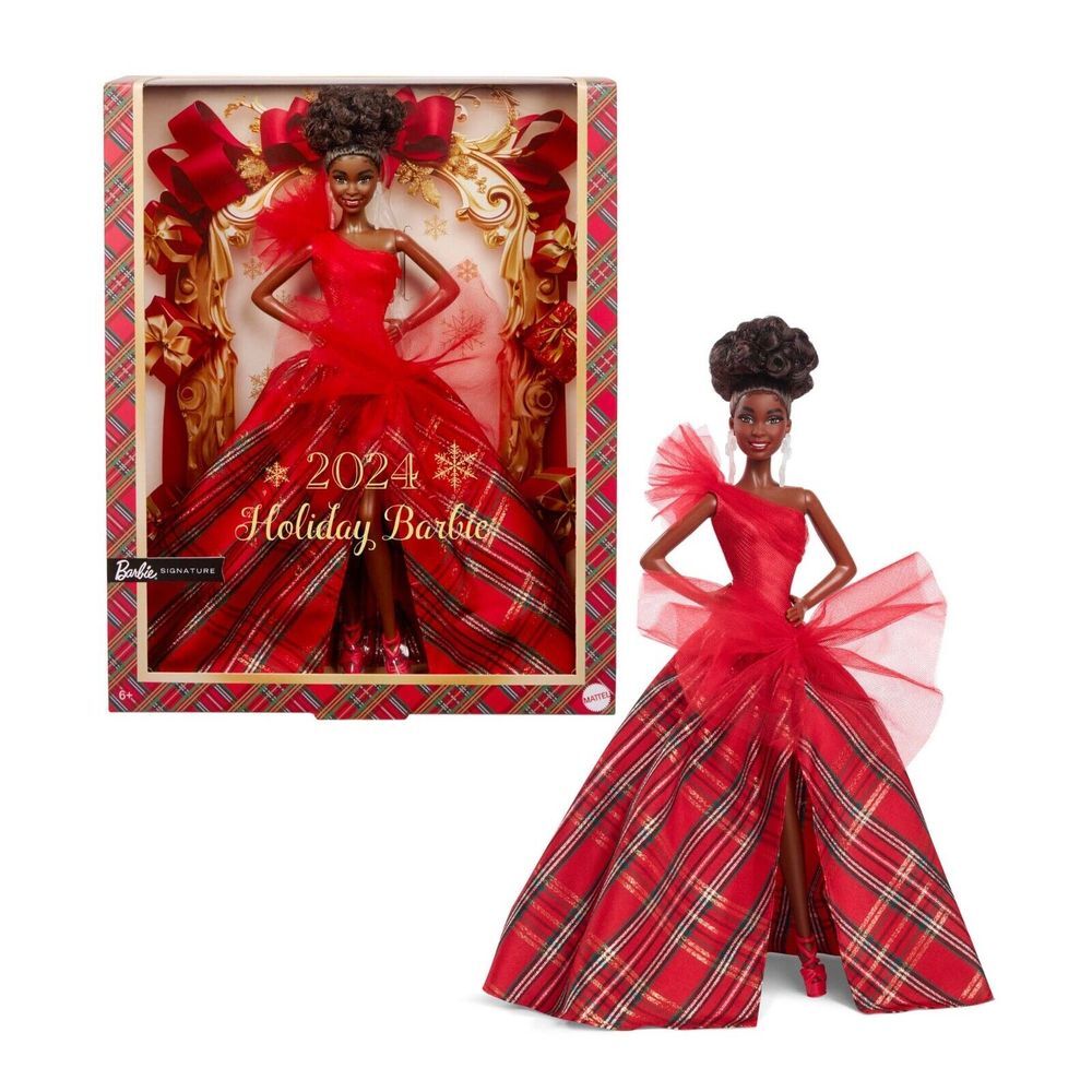 Barbie Signature 2024 Holiday Barbie Doll African American NEW IN BOX! Collector